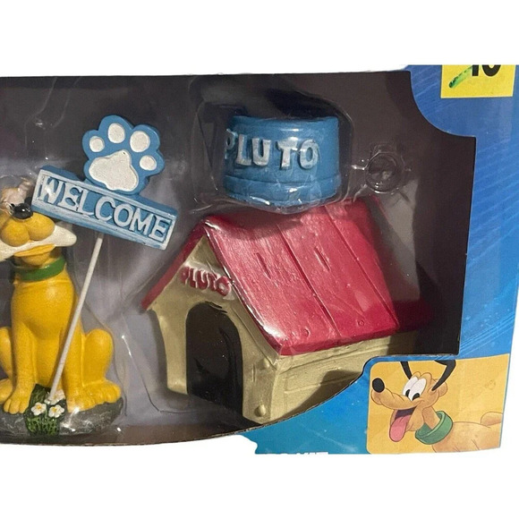 Disney's Mickey Mouse Pluto's Mini Garden Statuette Set,Yard Garden Planter Lawn - Picture 8 of 13